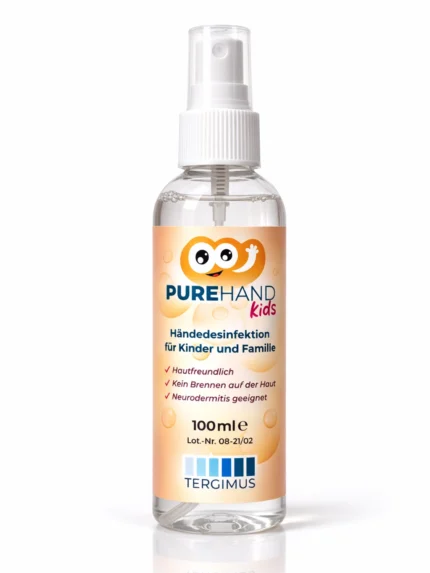PUREHAND Kids Händedesinfektion für Kleinkinder ohne Alkohol
