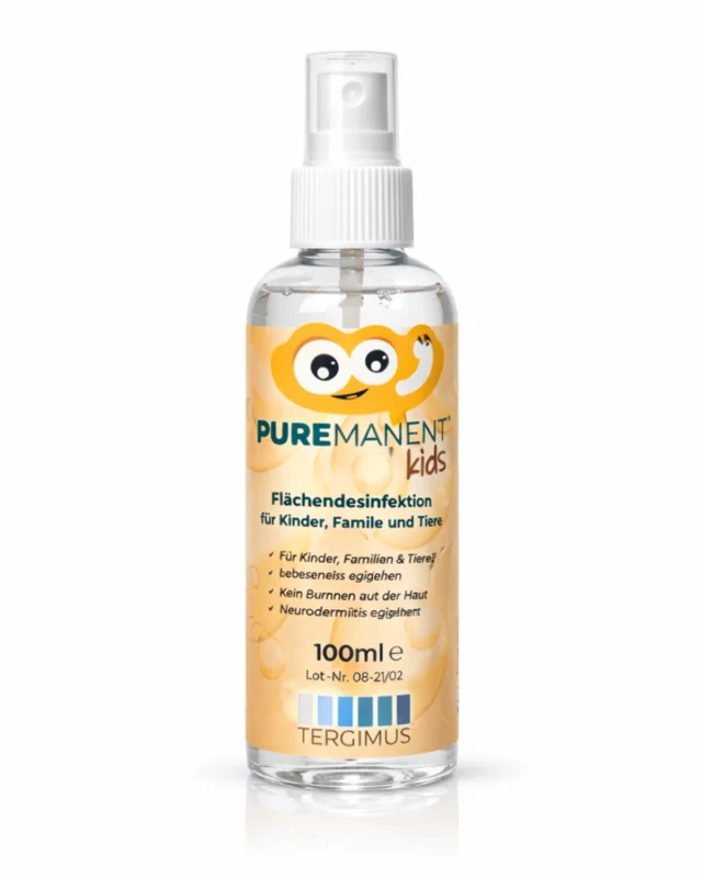 PUREMANENT Kids Flächendesinfektionsmittel ohne Alkohol 100 ml