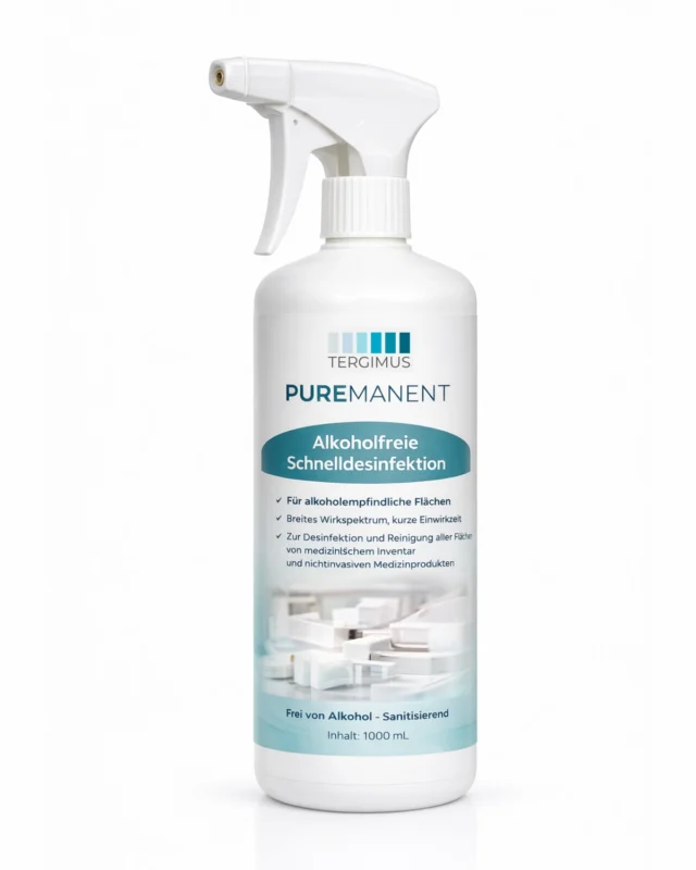 PUREMANENT Schnelldesinfektion ohne Alkohol 1000 ml