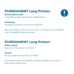 PUREMANENT Long Protect Sicherheitshinweis und BAuA-Zulassung
