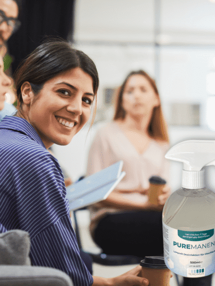 PUREMANENT Long Protect 500 ml Langzeitdesinfektion für Oberflächen im Büro