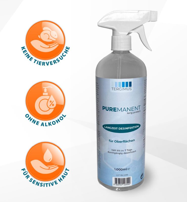 Puremanent Long Protect Flächendesinfektionsmittel mit Langzeitwirkung 1000 ml
