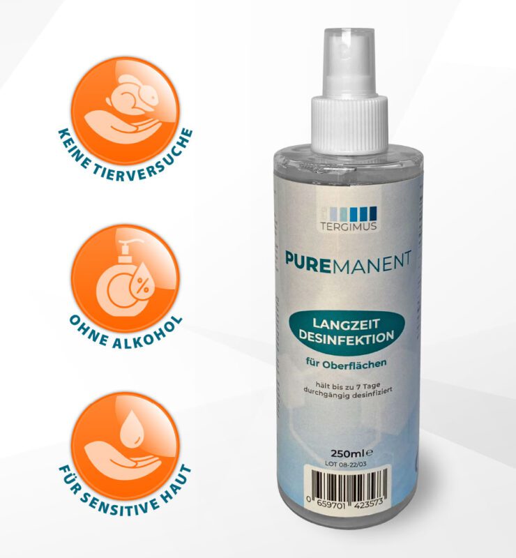 Puremanent Long Protect Flächendesinfektionsmittel mit Langzeitwirkung 250 ml