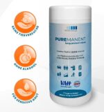 Puremanent Long Protect Desinfektionstücher in Spenderdose