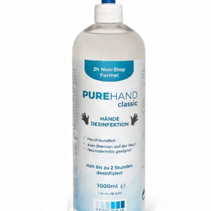 PUREHAND Classic 1000 ml Händedesinfektion ohne Alkohol