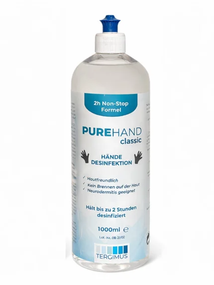 PUREHAND Classic 1000 ml Händedesinfektion ohne Alkohol