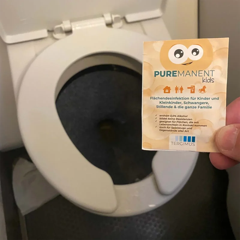 Desinfektionstücher für öffentlichen Toiletten-Puremanent