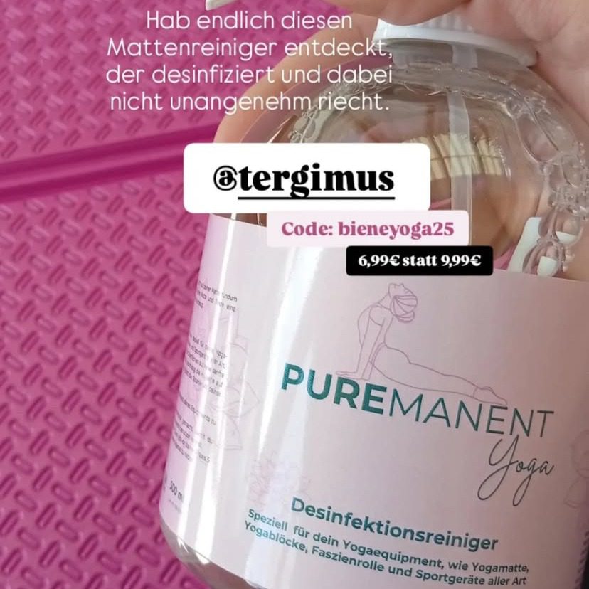 Bieneyoga_Puremanent-Yoga-Mattenreiniger-mit-Desinfektion