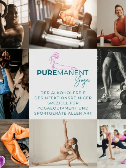PUREMANENT Yoga alkoholfreier Desinfektionsreiniger für Yogaequipment und Sportgeräte