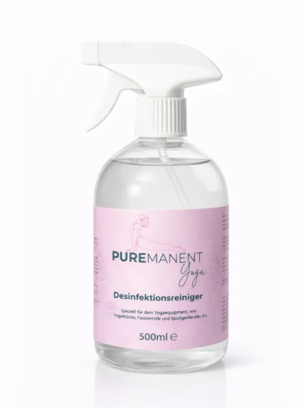 PUREMANENT Yoga desinfizierender Yogamatten Reiniger 500 ml