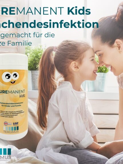 PUREMANENT Kids Flächendesinfektion in der Spenderdose