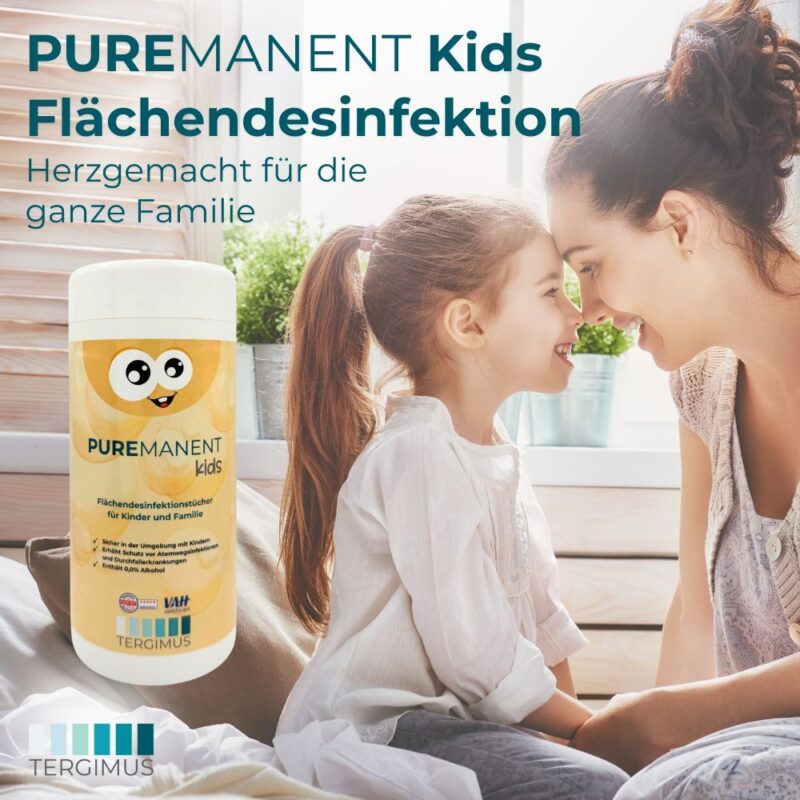 PUREMANENT Kids Flächendesinfektion in der Spenderdose